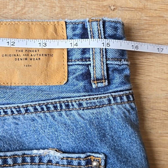 STRADIVARIUS New Carrot Studded Jeans Sz 10 - Picture 8 of 10